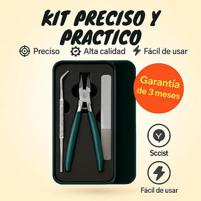 ¡Adiós al dolor! Kit de corta uñas que Transforma tus Uñas Encarnadas en Pies Felices y Saludables
