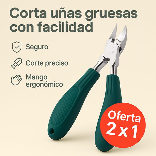 🔥OFERTA🔥 2X1 CORTA UÑAS EN ACERO INOXIDABLE 3 PIEZAS