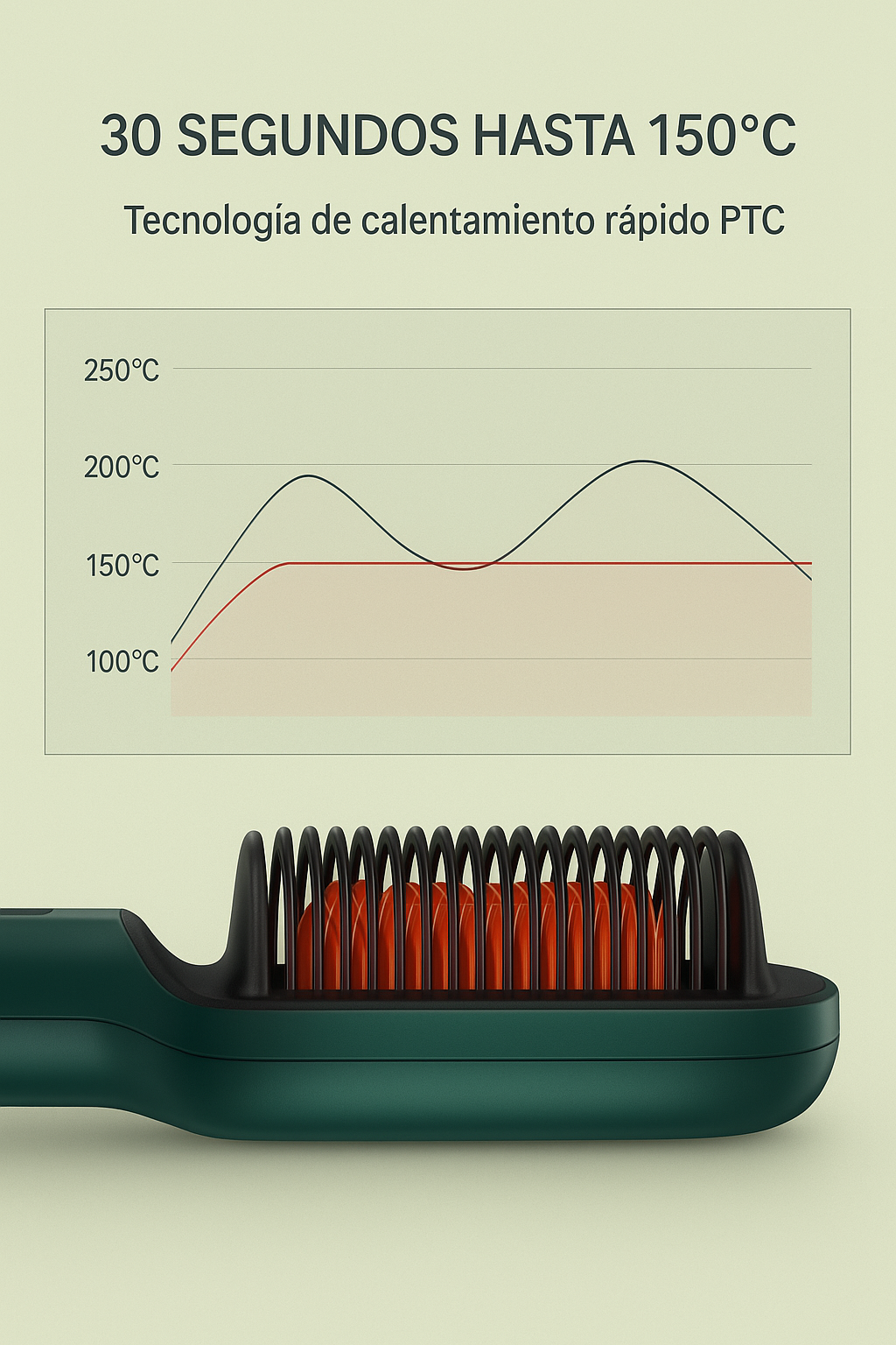 Glamour Hair™ Cepillo 5 en 1