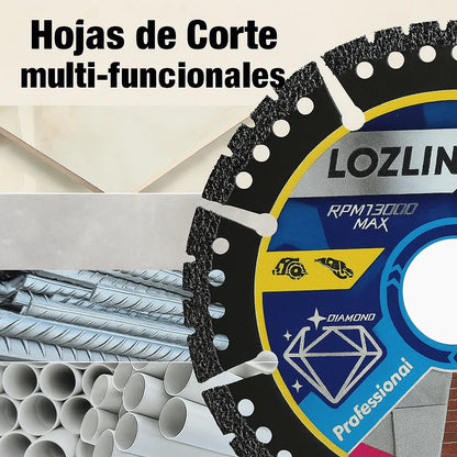 3 DISCOS DIAMANTADOS Multipropósito 4.5 "(115MM) - 🛑¡Cortes impecables sin límites!