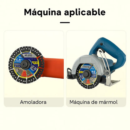 3 DISCOS DIAMANTADOS Multipropósito 4.5 "(115MM) - 🛑¡Cortes impecables sin límites!