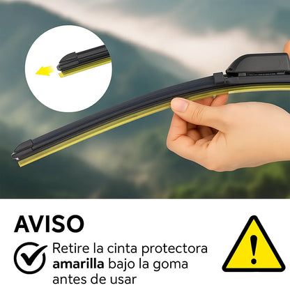 ¡Visibilidad impecable, manejo seguro y sin estrés! Limpiaparabrisas Premium 26 pulgadas