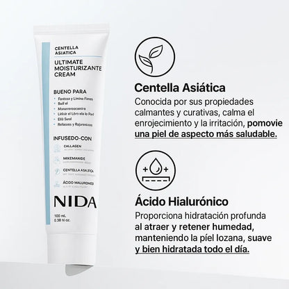 NIDA CREAM®-Crema Reafirmante (Nuevo Envase👨‍⚕️Resultados Clínicamente Comprobados) 100ML