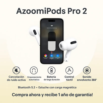 Azoomipods pro 2  ¡Sumergirte en el sonido nunca fue tan brutal!