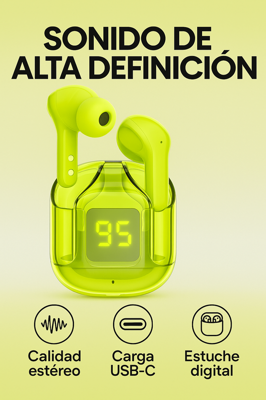 ❗OFERTA❗Audífonos Crystal T6 ® + Forro protector