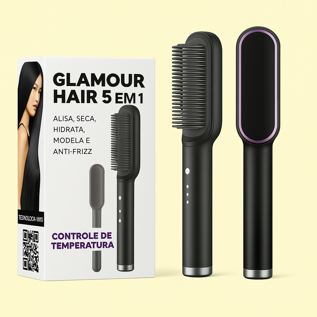 Glamour Hair™ Cepillo 5 en 1