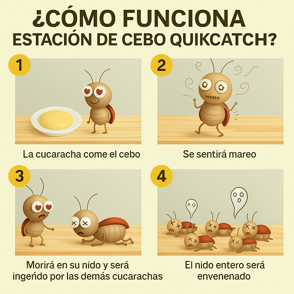 Gel mata de cucarachas (Compre 1 y llévese 1 gratis) 48 piezas