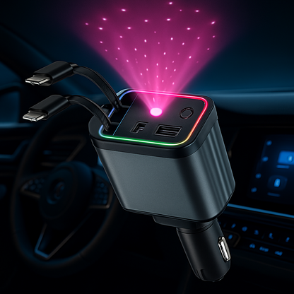 MAXTRIP Cargador 4 en 1 con iluminación