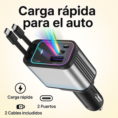 MAXTRIP Cargador 4 en 1 con iluminación