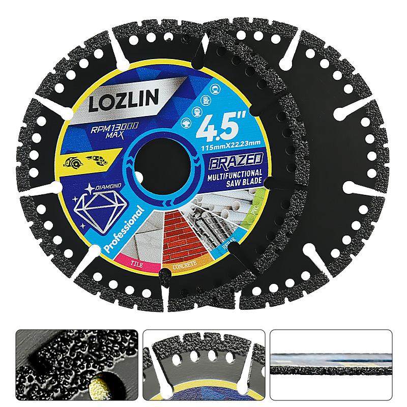 3 DISCOS DIAMANTADOS Multipropósito 4.5 "(115MM) - 🛑¡Cortes impecables sin límites!