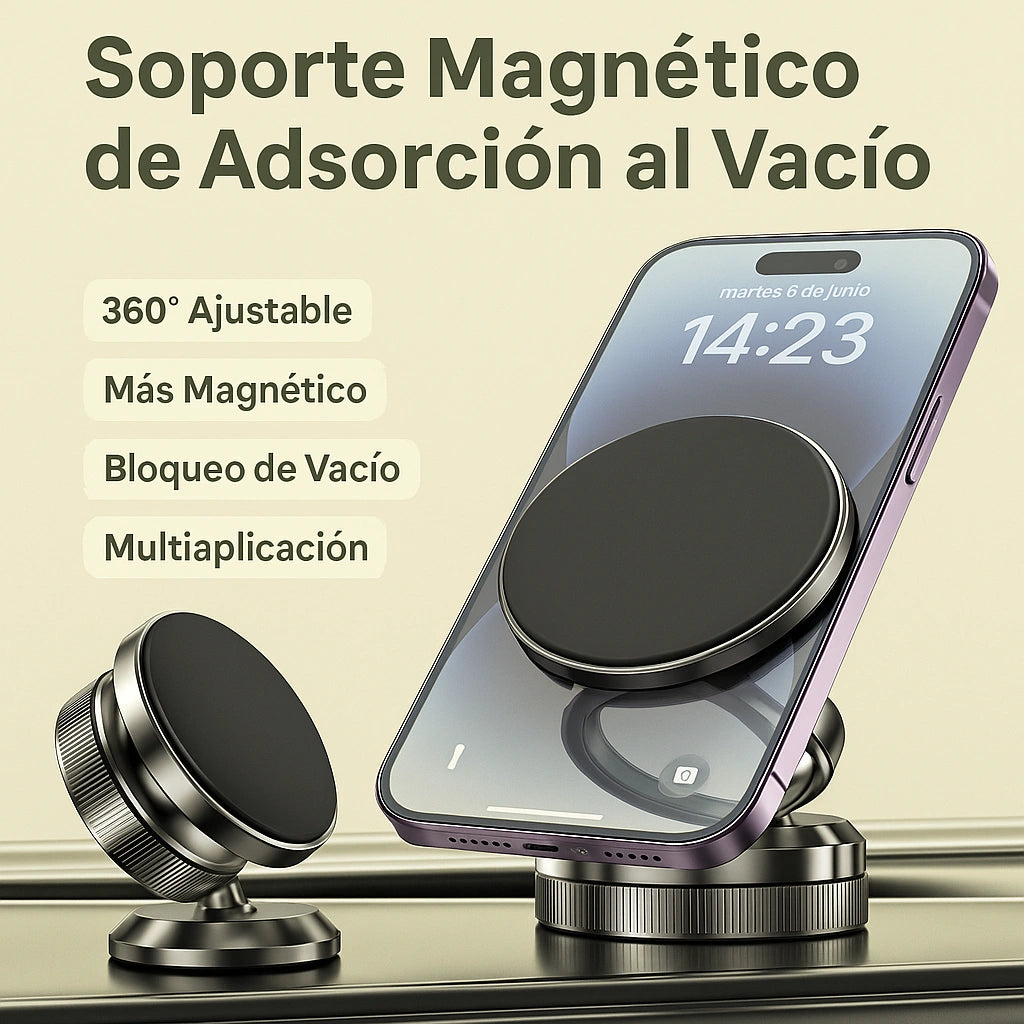 Soporte magnético para celular Giro de 360°
