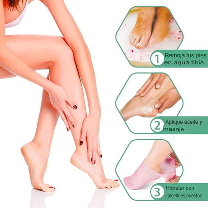 🌸SilkiFeet™ Medias hidratantes en silicona🌿